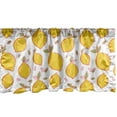 thumbnail image 1 of Ambesonne Lemons Window Valance, Energetic Vibrant Citrus, 54" X 18", Earth Yellow Lime Green, 1 of 3