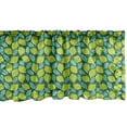 thumbnail image 1 of Ambesonne Lemons Window Valance, Lime and Pepper Mint Pattern, 54" X 12", Apple Green and Seafoam, 1 of 3