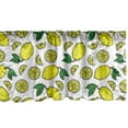 thumbnail image 1 of Ambesonne Lemons Window Valance, Vivid Summer Citrus Blossom, 54" X 18", Yellow and Green, 1 of 3