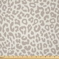 thumbnail image 1 of Ambesonne Leopard Fabric by the Yard Microfiber, Skin Print Wildlife Layout, 1 Yard, Pale Taupe Ivory, 1 of 2
