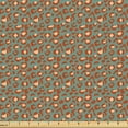 thumbnail image 1 of Ambesonne Leopard Fabric by the Yard Upholstery, Ethnic Wild Cat Skin Print, 2 Yards, Laurel Green and Cinnamon, 1 of 5