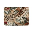 thumbnail image 1 of Ambesonne Leopard Print Bath Mat, Abstract Blend Earthy, 30.2" x 20", Pastel Brown Forest Green, 1 of 3