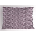 thumbnail image 1 of Ambesonne Leopard Print Pillow Sham, Girly Pink Black, 36" X 20", White Black Pink, 1 of 2
