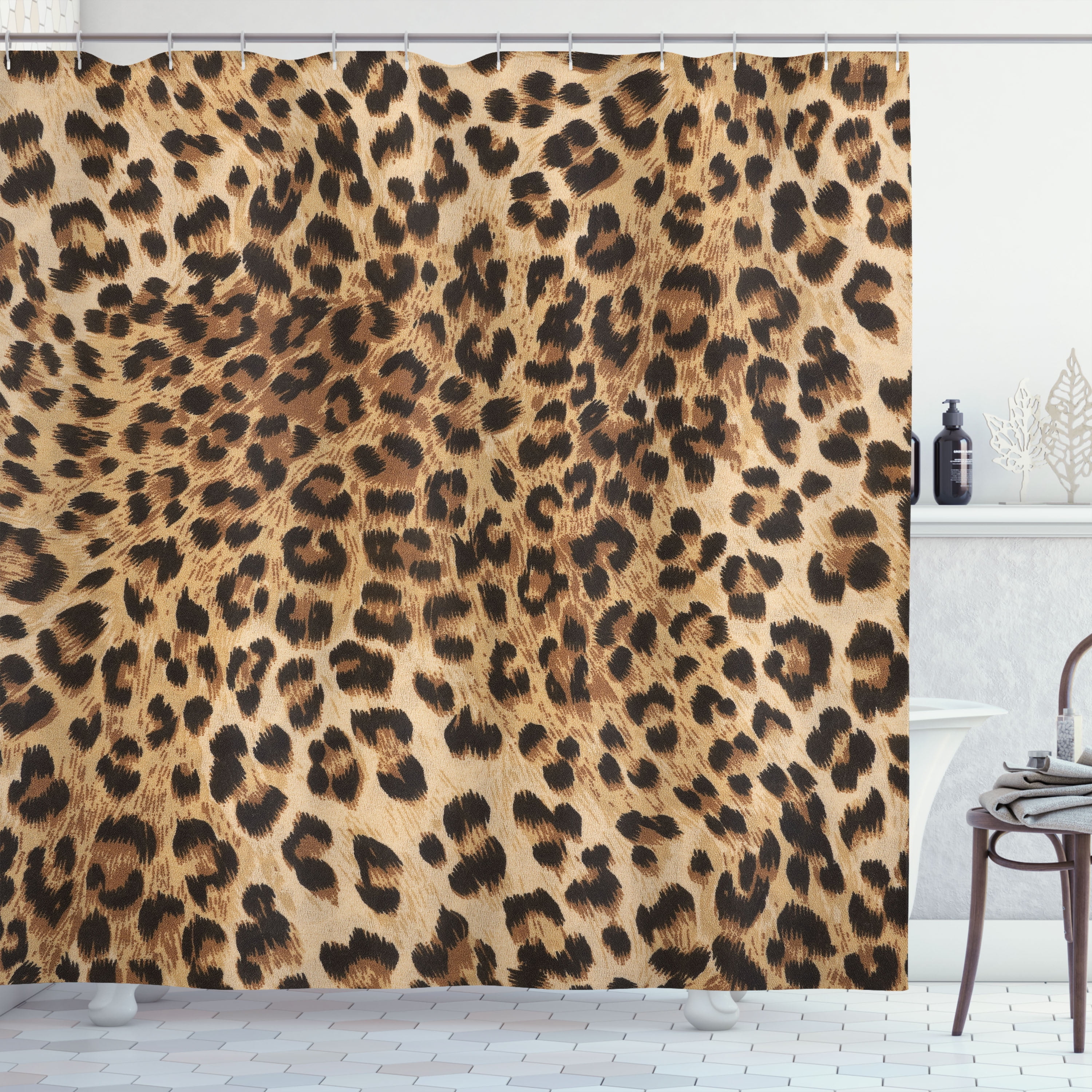 Animal print clearance shower curtain