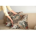 thumbnail image 1 of Ambesonne Leopard Print Throw Pillow Cover Pack of 2, Abstract Blend Earthy, 2 Pcs-20"x20", Pastel Brown Forest Green, 1 of 5