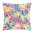 thumbnail image 1 of Ambesonne Leopard Print Throw Pillow Cushion Cover, Modern Colorful Spots, 16" X 16", Multicolor, 1 of 2