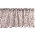 thumbnail image 1 of Ambesonne Leopard Window Valance, Exotic Animal Skin Print, 54" X 18", Pink Warm Taupe, 1 of 3