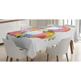 thumbnail image 1 of Ambesonne Letter B Tablecloth Rectangular Table Cover, Romantic ABC Sign, 60"x90", Multicolor, 1 of 4