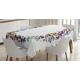 thumbnail image 1 of Ambesonne Letter D Tablecloth Rectangular Table Cover, Monarch Grace, 60"x84", Multicolor, 1 of 3