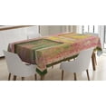 thumbnail image 1 of Ambesonne Letter H Tablecloth Rectangular Table Cover, Alphabet Wooden H Sign, 52"x70", Multicolor, 1 of 4