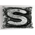thumbnail image 1 of Ambesonne Letter S Pillow Sham, Industry Alphabet Font, 26" X 20", Grey Grey, 1 of 2