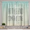 thumbnail image 1 of Ambesonne Lifestyle Kitchen Curtains, Life Words, 55"x39", Multicolor, 1 of 3