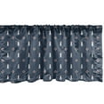 thumbnail image 1 of Ambesonne Lighthouse Window Valance, Nautical Themed Form, 54" X 12", Dark Sky Blue White and Ruby, 1 of 3