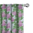thumbnail image 1 of Ambesonne Lilac Curtains, Bouquets of Fresh Flowers, Pair of 28"x95", Pale Blue Lilac, 1 of 5