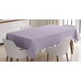 thumbnail image 1 of Ambesonne Lilac Tablecloth Rectangular Table Cover, Scroll Style Curly Leaves, 52"x70", Pale Mauve and Lavender, 1 of 4