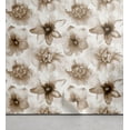 thumbnail image 1 of Ambesonne Lily Peel & Stick Wallpaper for Home, Nostalgia Bohemian Flowery, 13"x100", Sepia Pale Grey Taupe, 1 of 1