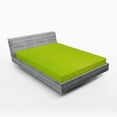 thumbnail image 1 of Ambesonne Lime Green Fitted Sheet, Blurry Pastel Colors, Full Size, Apple Green, 1 of 3