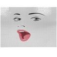 thumbnail image 1 of Ambesonne Lips Jigsaw Puzzle Durable Cardboard, Surprised Facial Expression, 1000 pcs, Multicolor, 1 of 5