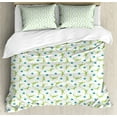 thumbnail image 1 of Ambesonne Lizard Duvet Cover Sets, Crawling Desert Creature, 2-King, Avocado Green Teal, 1 of 7