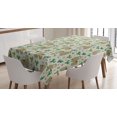 thumbnail image 1 of Ambesonne Llama Tablecloth Rectangular Table Cover, Flora and Fauna Motifs, 60"x84", Multicolor, 1 of 4