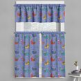 thumbnail image 1 of Ambesonne Llama Valance & Curtain, Cartoon Animal Triangles, 55"x36", Multicolor, 1 of 6