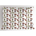 thumbnail image 1 of Ambesonne London Pillow Sham, Big Ben Tower Bridge UK, 26" X 20", Violet Blue Sand Brown, 1 of 2