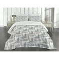 thumbnail image 1 of Ambesonne London Quilted Bedspread Set 3 Pcs, Famous Big Ben Sketchy, Queen Size, Multicolor, 1 of 5