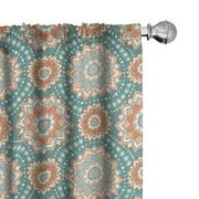 Ambesonne Mantovana Per Finestra Verde Felce – Multicolore 54x12 Pollici