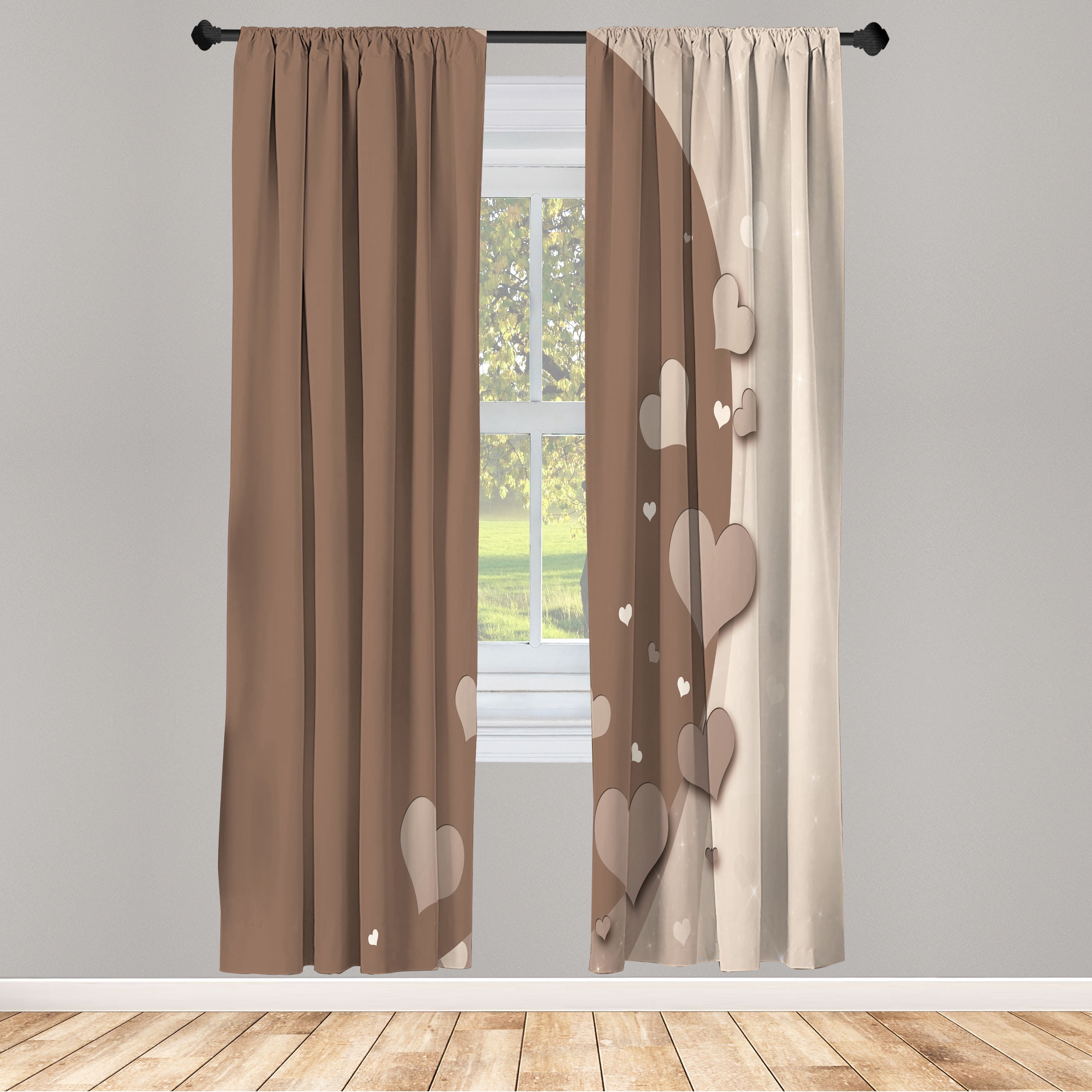 Blush Romance Quilted Curtains NCU0DDK2558