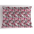 thumbnail image 1 of Ambesonne Love Pillow Sham, Romantic Random Hearts, 26" X 20", Multicolor, 1 of 2