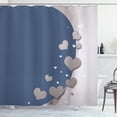 thumbnail image 1 of Ambesonne Love Shower Curtain, Valentines Day Romance Print, 69"Wx75"L, Dark Sky, 1 of 4