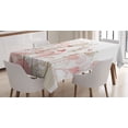 thumbnail image 1 of Ambesonne Love Tablecloth Rectangular Table Cover, Wedding Inspired Art, 60"x90", Pale Pink, 1 of 4