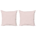 thumbnail image 1 of Ambesonne Love Throw Pillow Cover 2 Pack, Stripe Sketch Heart, 18", Pale Pink and Black, 1 of 2