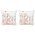 thumbnail image 1 of Ambesonne Love Throw Pillow Cover 2 Pack, Wedding Inspired Art, 18", Pale Pink, 1 of 5