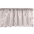 thumbnail image 1 of Ambesonne Love Window Valance, Stripe Sketch Heart, 54" X 18", Pale Pink and Black, 1 of 3