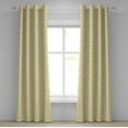 thumbnail image 1 of Ambesonne Luau Grommet Curtain, Toucan Birds Pineapples, 50" x 96", Dark Orange Apple Green, 1 of 6