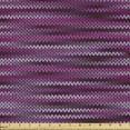 thumbnail image 1 of Ambesonne Magenta Fabric by the Yard Microfiber, Vintage Knit Pattern, 10 Yards, Fuchsia and Violet, 1 of 4