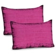thumbnail image 1 of Ambesonne Magenta Pillow Sham 2 Pack, Futuristic Grungy Murky, 30"x20", Fuchsia Pink, 1 of 3