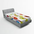 thumbnail image 1 of Ambesonne Magic Fitted Sheet, Magic Tree Easter Theme, Twin Size, Multicolor, 1 of 2