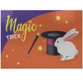 thumbnail image 1 of Ambesonne Magician Jigsaw Puzzle Durable Cardboard, Little Bunny and Hat Trick, 1000 pcs, Burnt Sienna Violet, 1 of 5