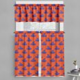 thumbnail image 1 of Ambesonne Magician Valance & Curtain, Witch Wizard Hat Halloween, 55"x36", Dark Orange Blue Violet, 1 of 7