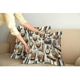 thumbnail image 1 of Ambesonne Man Cave Throw Pillow Cover Pack of 2, Iced Whiskey Watches Cigar, 2 Pcs-36"x16", Amber Brown and Taupe, 1 of 5