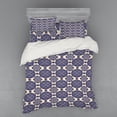 thumbnail image 1 of Ambesonne Mandala Bedding Set 4 Pcs, Medieval Exotic Revival, Queen, Beige Navy Blue, 1 of 2