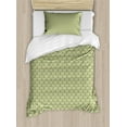 thumbnail image 1 of Ambesonne Mandala Duvet Cover Sets, Eastern Yoga Tradition Art, 2-Twin, Pale Olive Green Ivory, 1 of 4