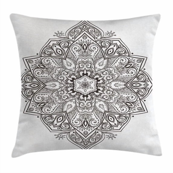 Ambesonne Mandala Eastern Psychedelic Pillow Cover