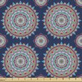 thumbnail image 1 of Ambesonne Mandala Fabric by the Yard Upholstery, Chinese Flora Flowers, 1 Yard, Multicolor, 1 of 5