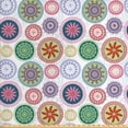 thumbnail image 1 of Ambesonne Mandala Fabric by the Yard Upholstery, Vintage Ornate Circles, 10 Yards, Multicolor, 1 of 4