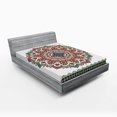 thumbnail image 1 of Ambesonne Mandala Fitted Sheet, Floral Motifs Oriental, Full Size, Multicolor, 1 of 2