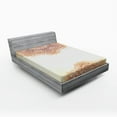 thumbnail image 1 of Ambesonne Mandala Fitted Sheet, Oriental Vintage Art, Queen Size, Beige and Burnt Orange, 1 of 2
