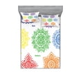 thumbnail image 1 of Ambesonne Mandala Fitted Sheet & Pillow Sham Set, Colorful, Full, Multicolor, 1 of 2